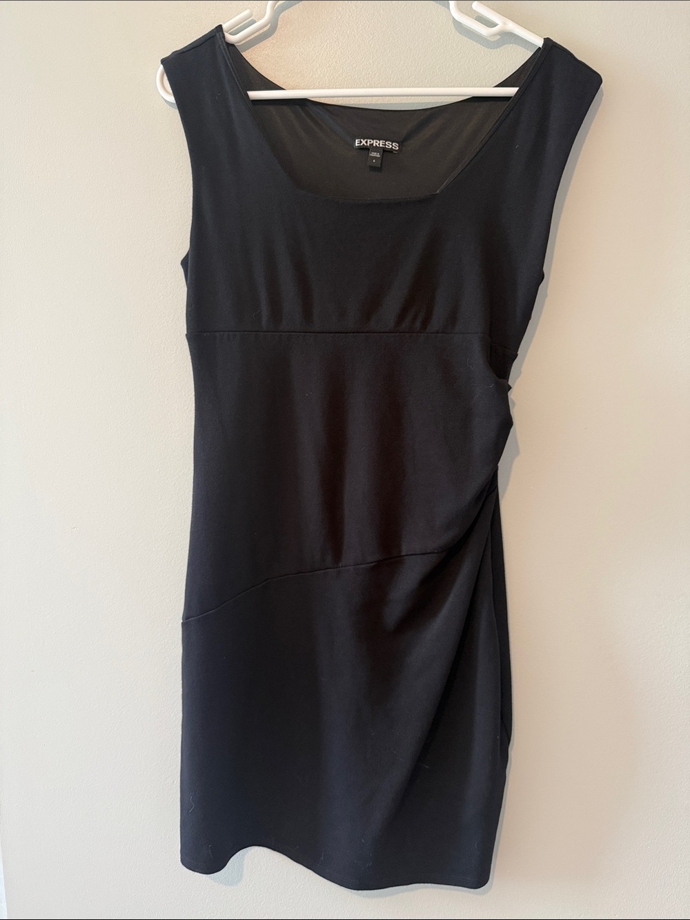 Express Black Sleeveless Sheath Dress